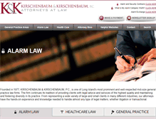 Tablet Screenshot of kirschenbaumesq.com